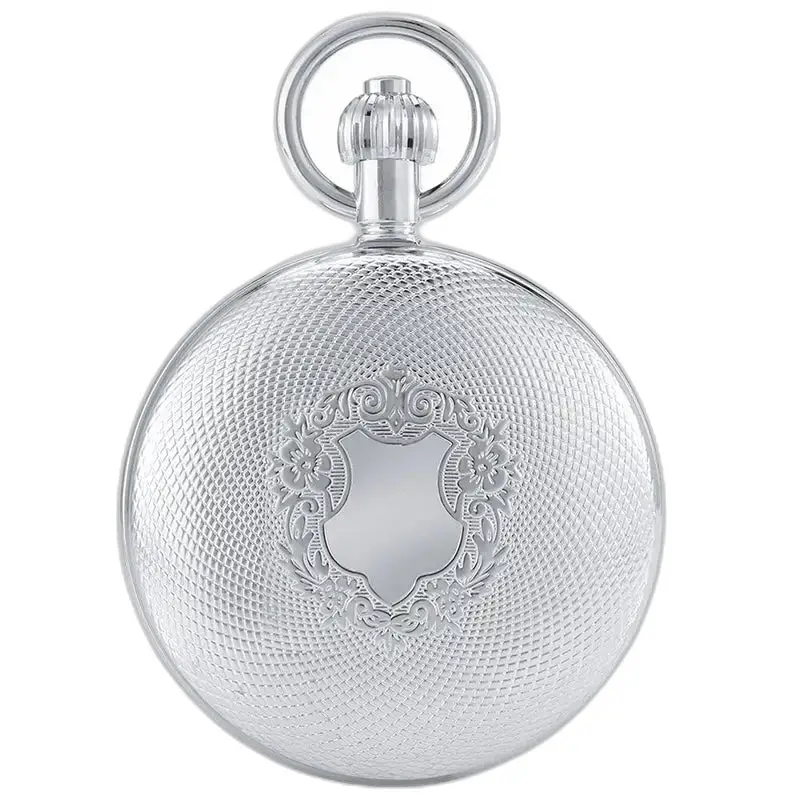 Schicke automatische Taschenuhr in Silber