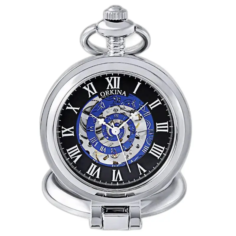 Moderne automatische Taschenuhr für Damen und Herren