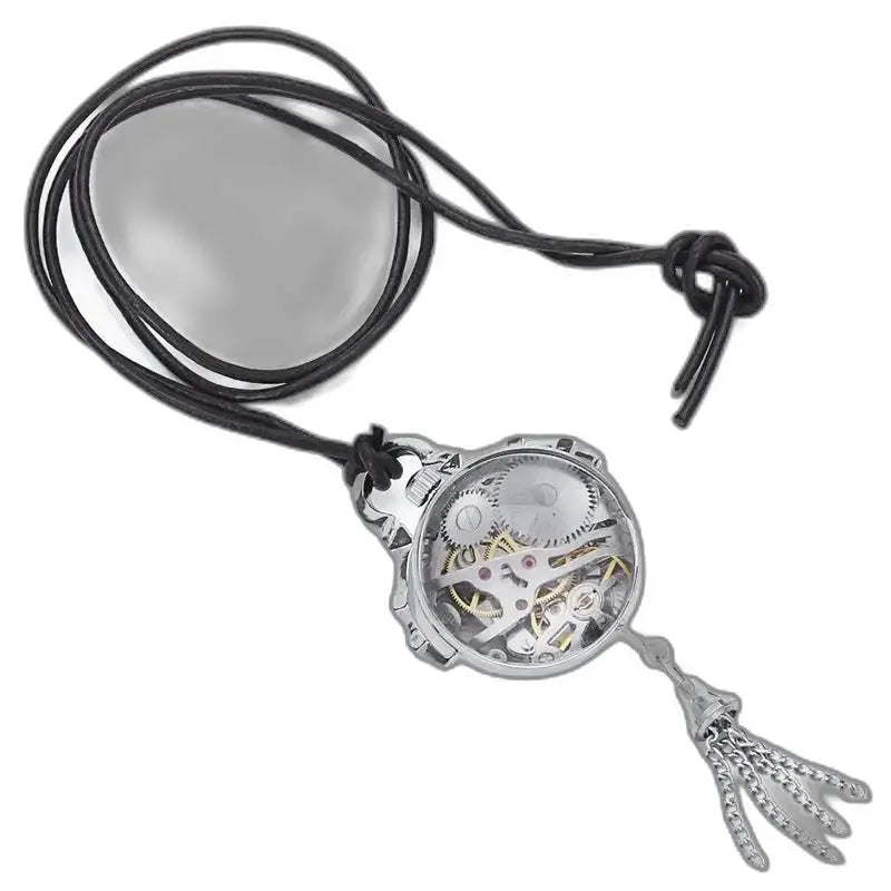 Vintage Damen-Armbanduhr aus Silber und Bronze mit elegantem Skelett-Design
