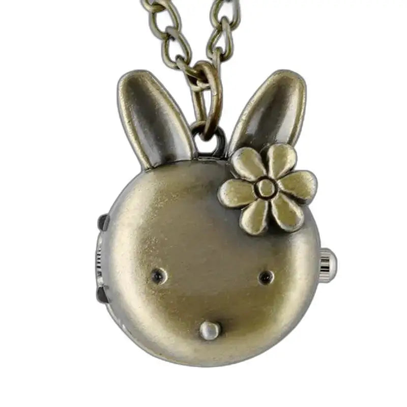 Vintage Bronze-Kaninchen-Armbanduhr mit einzigartigem Design für einen eleganten Stil
