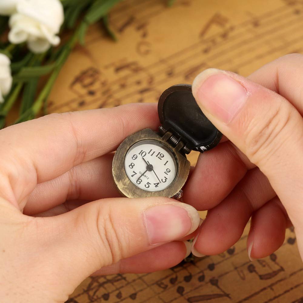 Vintage Widder Kopf Mechanische Taschenuhr Anhänger