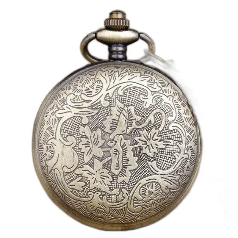 Montre à Gousset Collier Vintage émeraude