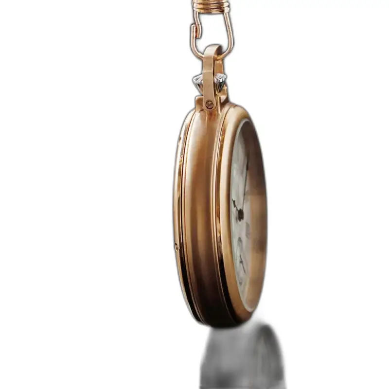 Montre à gousset Élégant Mirror Or Mécanique avec finition dorée brillante