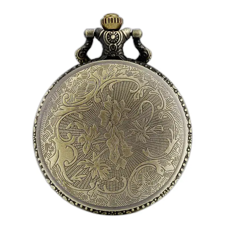 Montre Collier Forest Charm Vintage Bronze, un élégant garde-temps en bronze orné